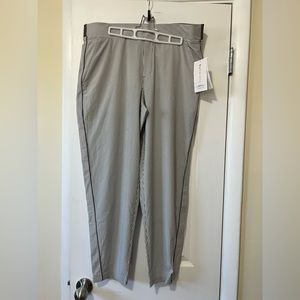 Athleta Brooklyn Ankle Pant NWT - Women’s 16 (white with grey stripes)